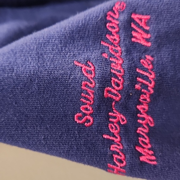 EUC Harley-Davidson Motorcycles Marysville,  WA Women's sz L Sweatshirt - Picture 6 of 6